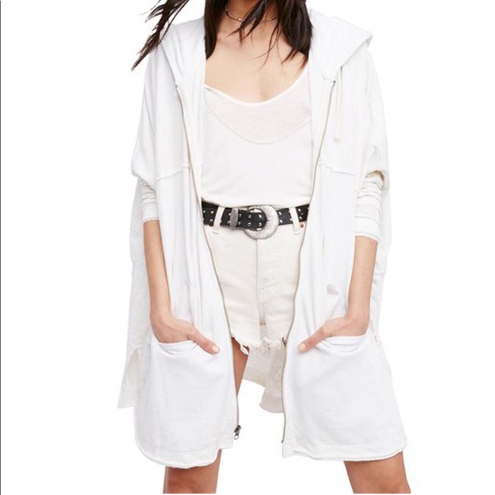 FREE PEOPLE NWOT Oversized Sweatshirt Cardigan